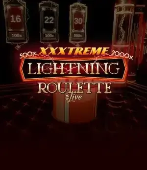 Live XXXTreme Lightning Roulette game